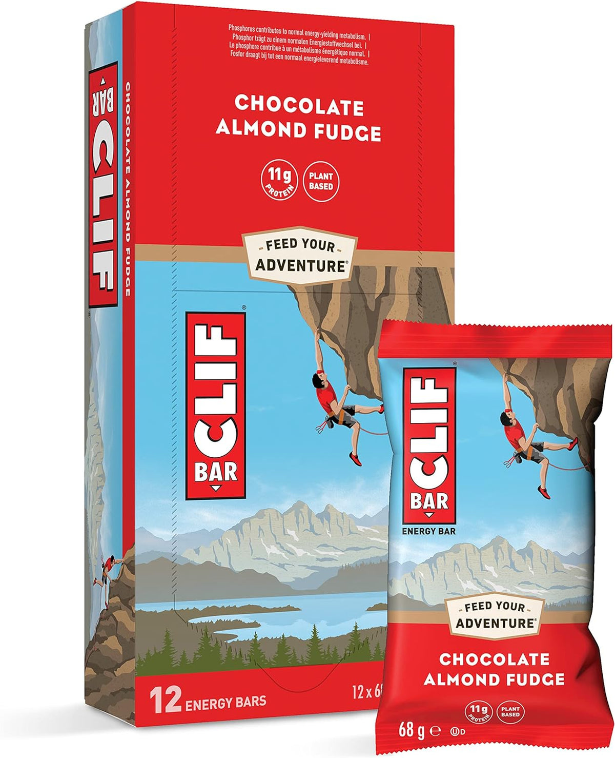 Clif Bar (12x68g) Chocolate Almond Fudge