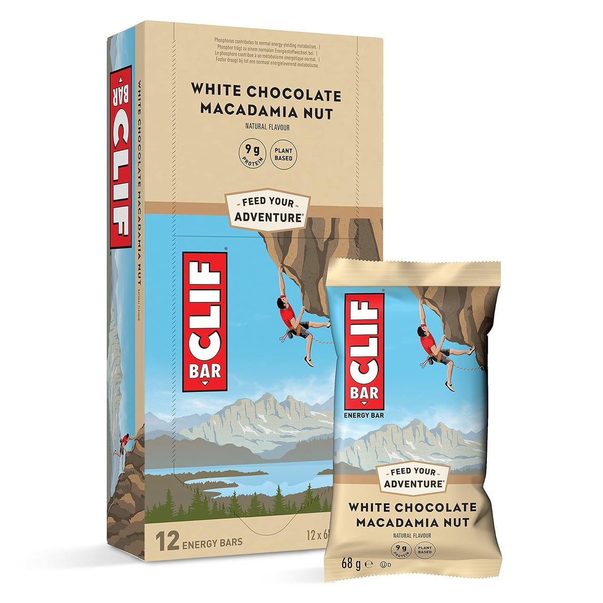 Clif Bar (12x68g) White Chocolate Macadamia Nut
