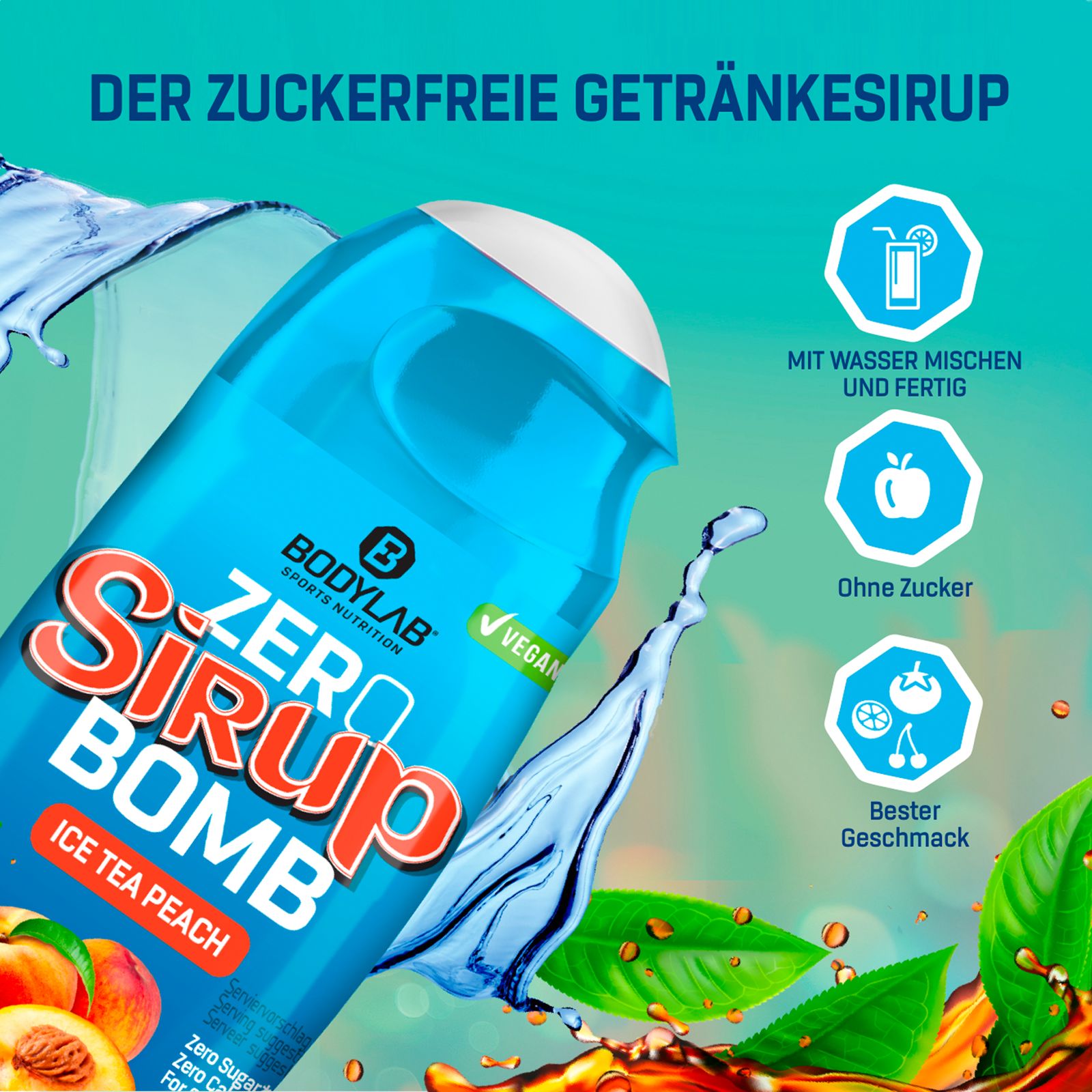 SECRET FLASHDEAL 4für1: Whey + GRATIS Creatine + Zero Sirup und Whey Probe