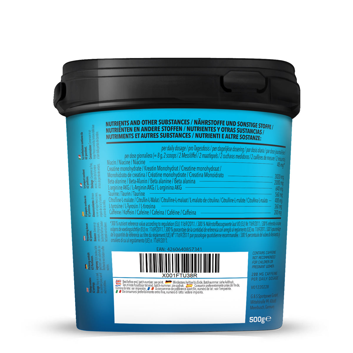 Concentrated Pre Workout (500g) Fruchtmix