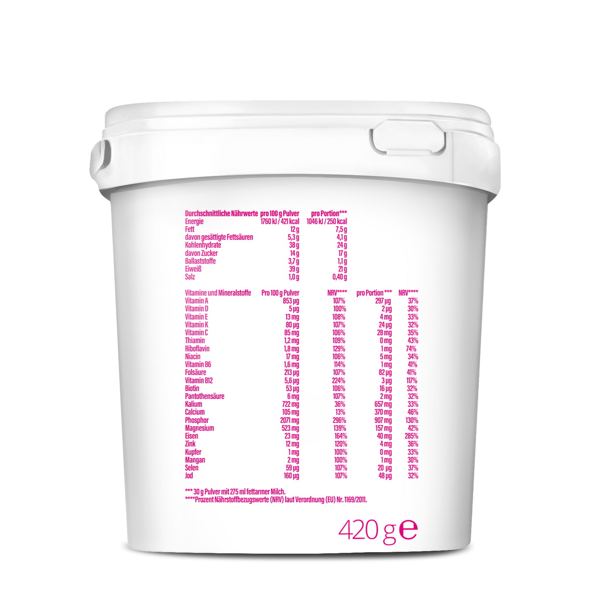 Slim Shake Mahlzeitersatz-Shake (420g) Banana Milkshake