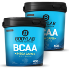 2 x BCAA Mega Caps (je 400 Kapseln)