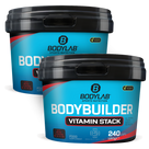 2 x Bodybuilder Vitamin Stack (je 240 Kapseln)