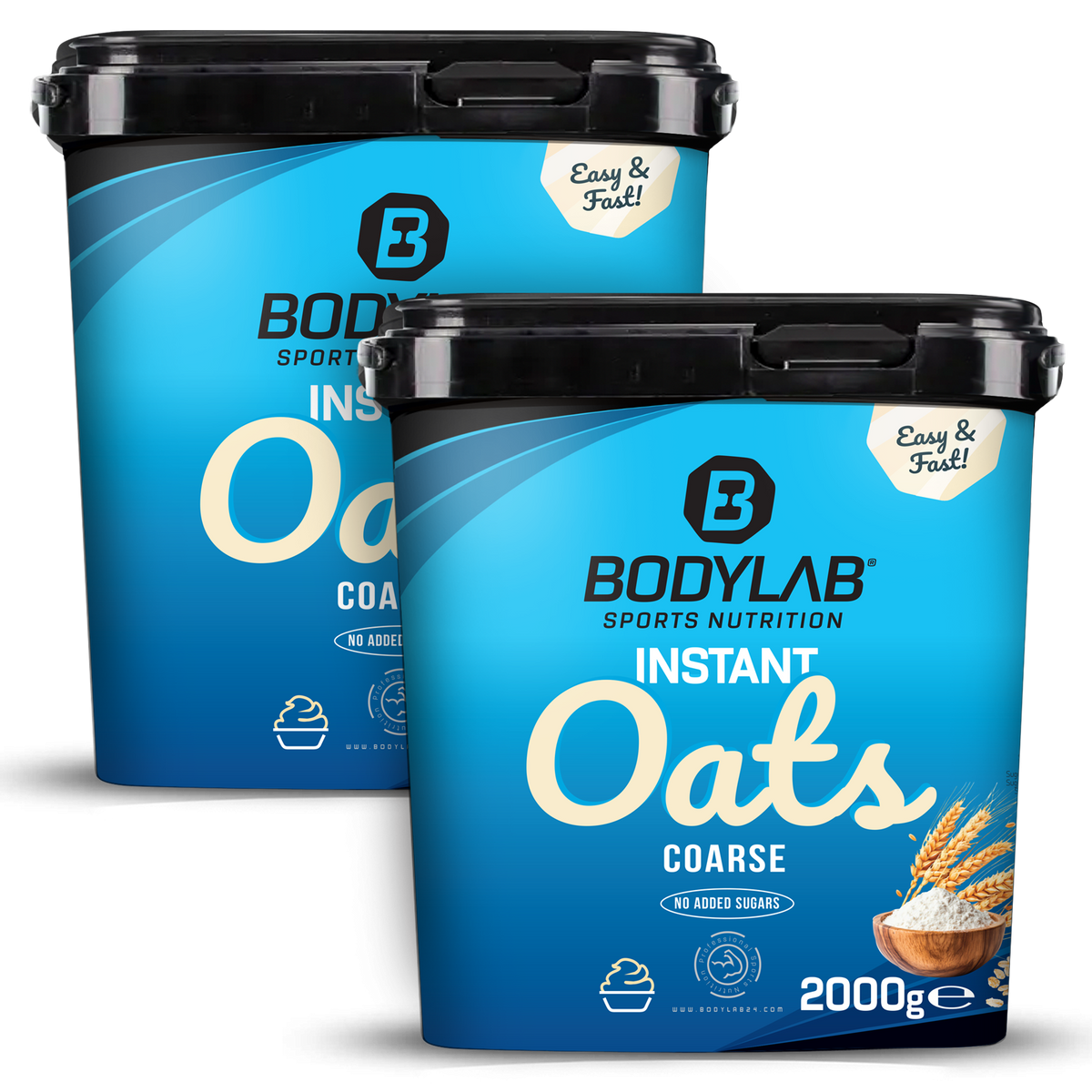 2 x Instant Oats coarse (je 2000g)