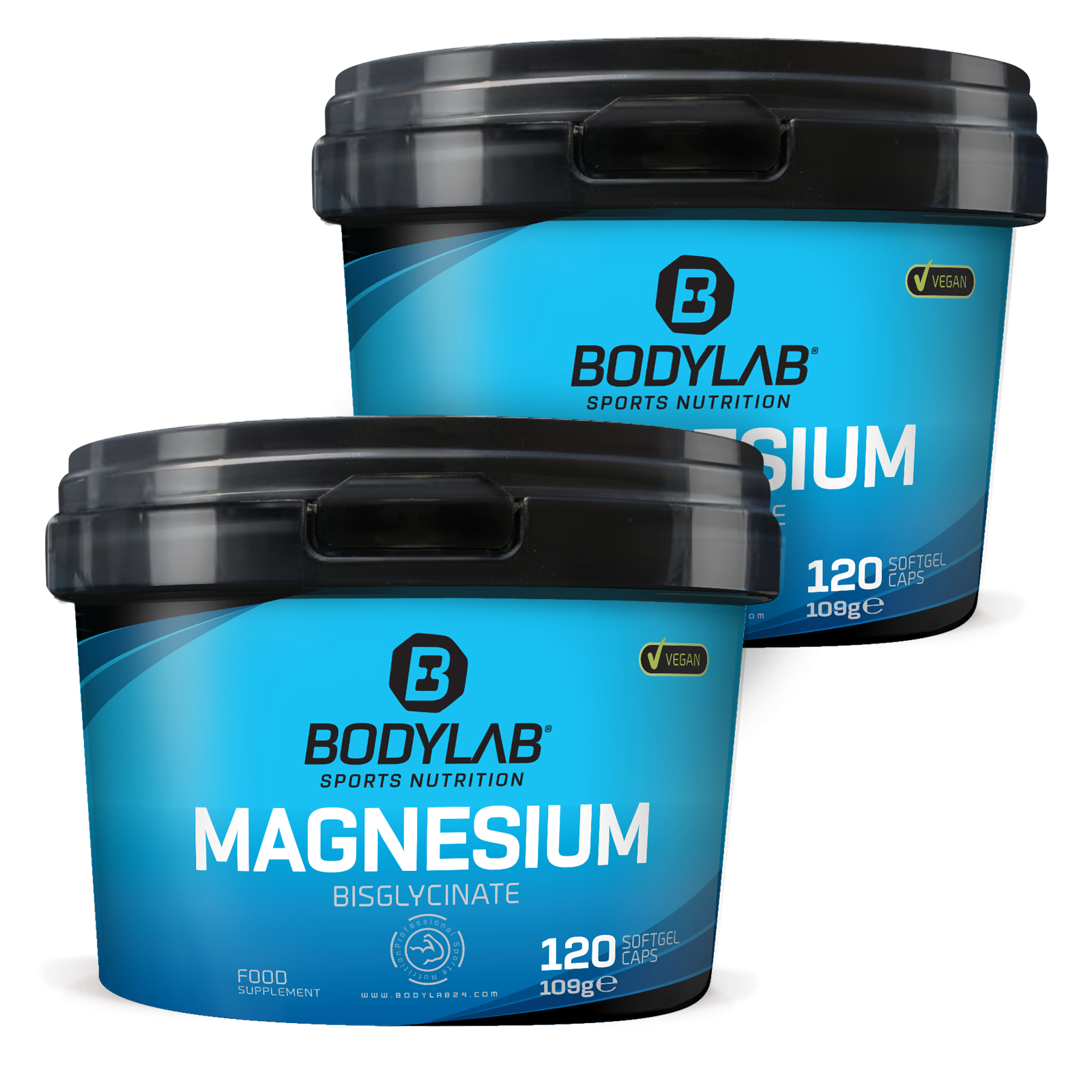 2 x Magnesium Bisglycinate (120 Kapseln)