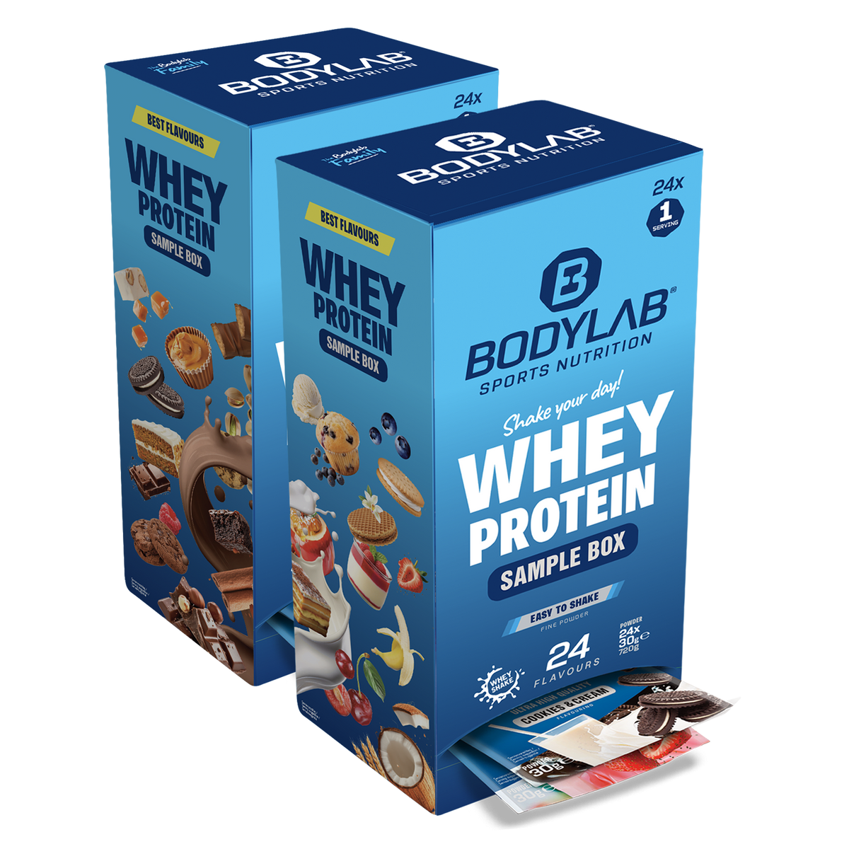 Doppelpack BODYLAB Whey Protein Kalender (24x30g)