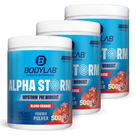 3 x Alpha Storm - OXYSTORM® Pre Workout Blood Orange (je 500g)