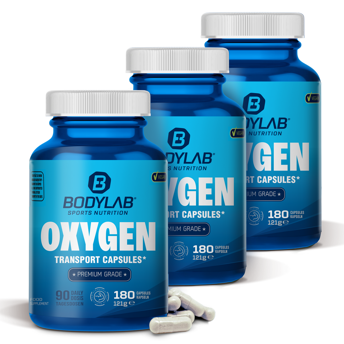 3 x Oxygen (180 Kapseln)