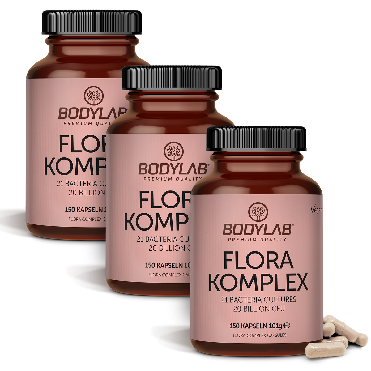 3 x Flora Complex / Komplex (3 x 150 Kapseln)