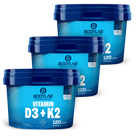 3 x Vitamin D3 + K2 (120 Kapseln)