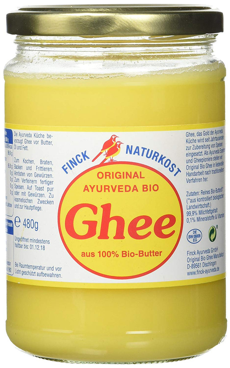 aufbewahrung ghee Ayurveda Bio Ghee (480g)