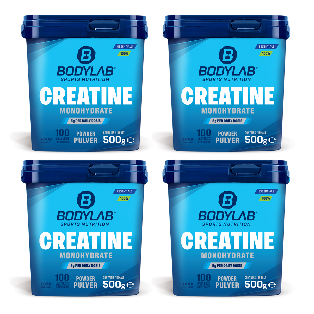 4 x Creatine Powder (500g)