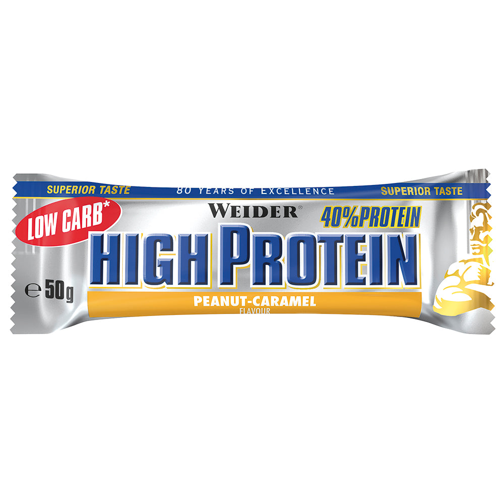 40% High Protein Bar (24x50g) Erdnuss-Karamell