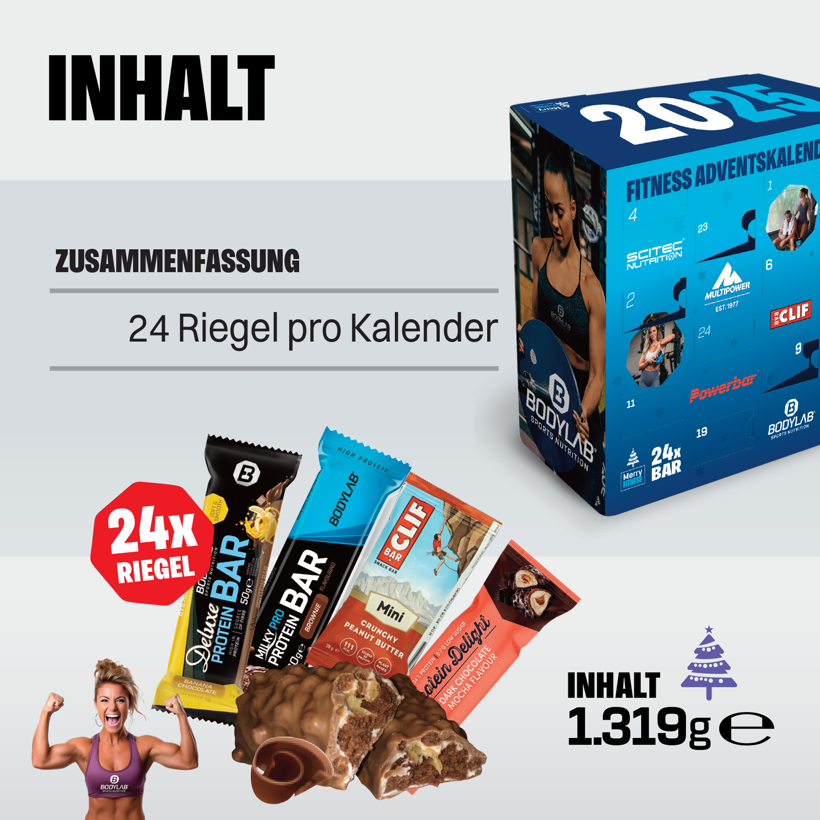 BODYLAB Riegel Adventskalender