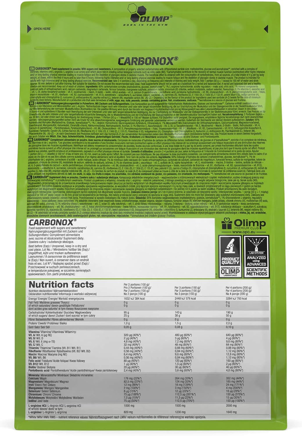 CarboNox (1000g) Pineapple