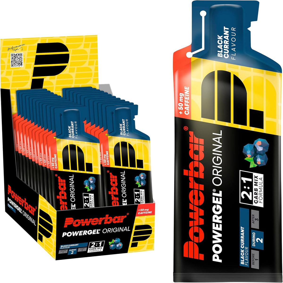 PowerGel Original (24x41g) - Schwarze Johannisbeere + Koffein