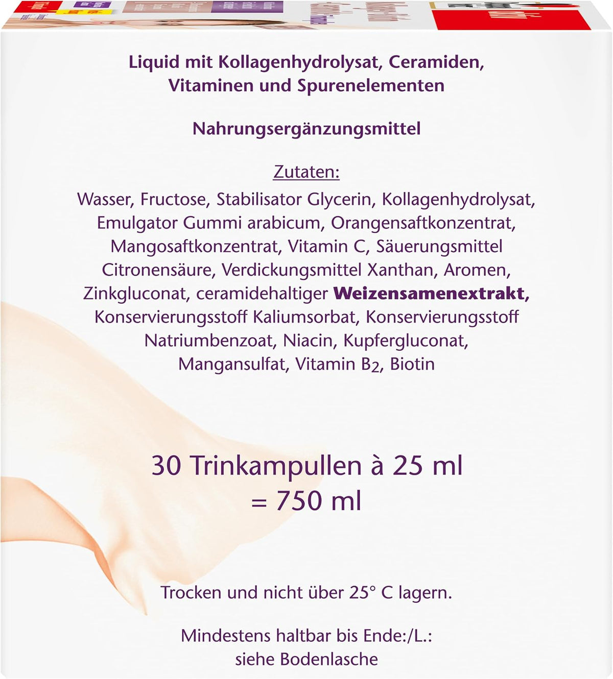 Kollagen + Biotin + Ceramide (30x25ml)