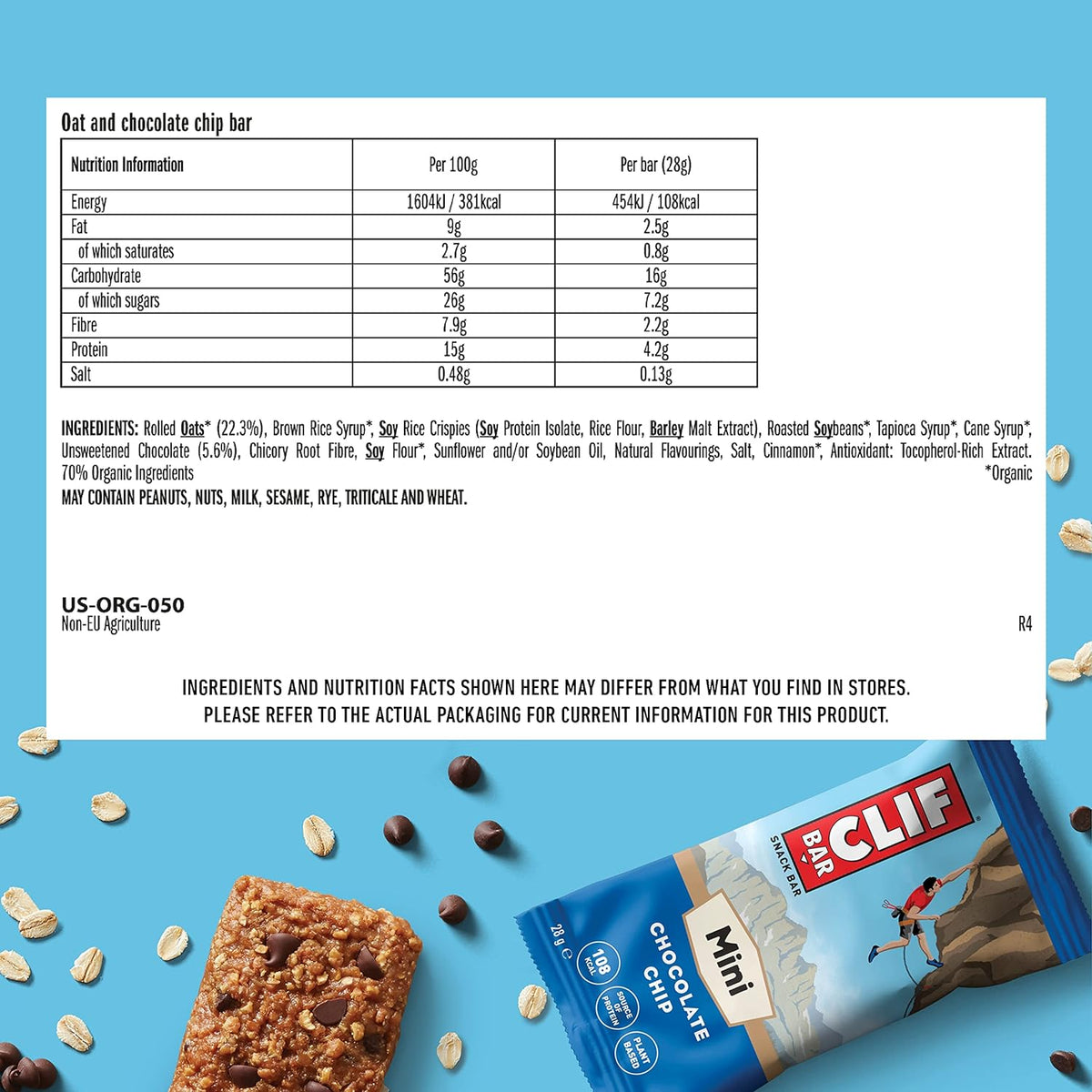 Clif Mini Bar (10x28g) Chocolate Chip