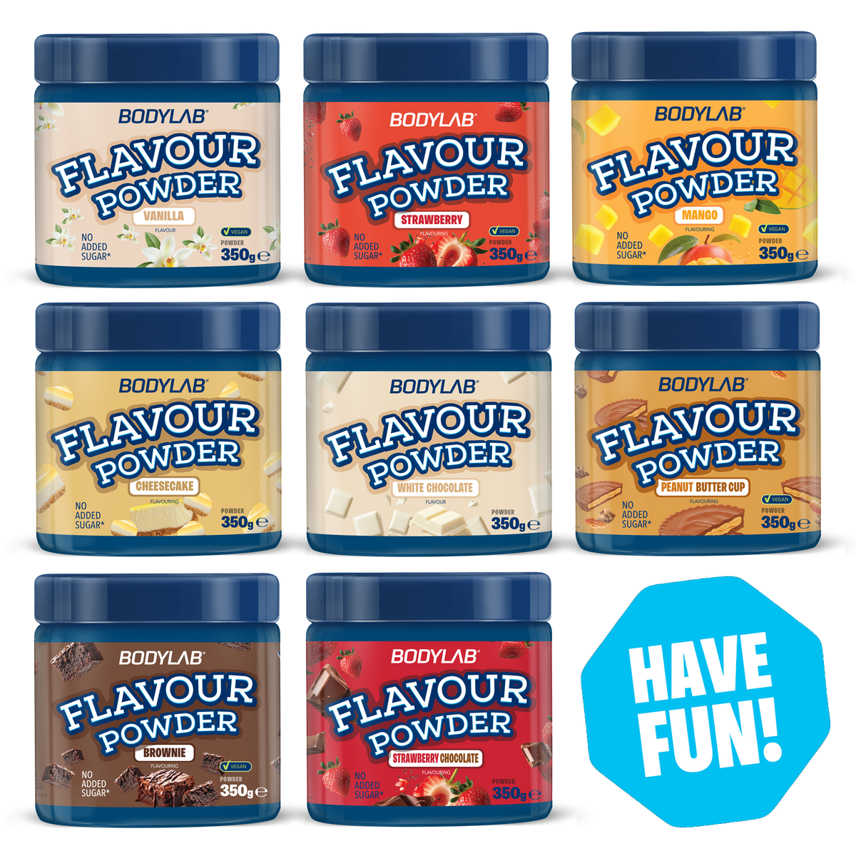3 x Flavour Powder (350g)
