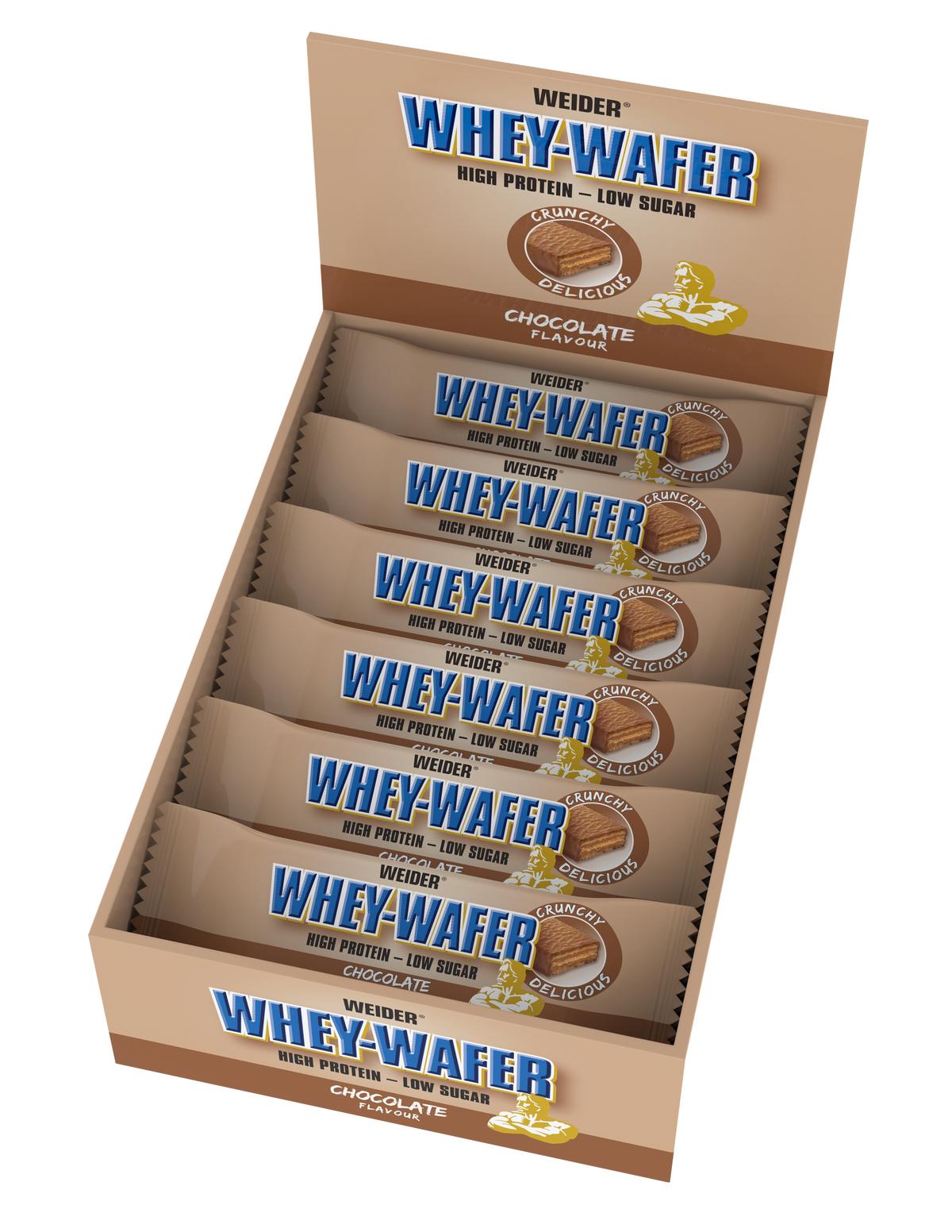 Whey Wafer Bar (12x35g) - Schokolade