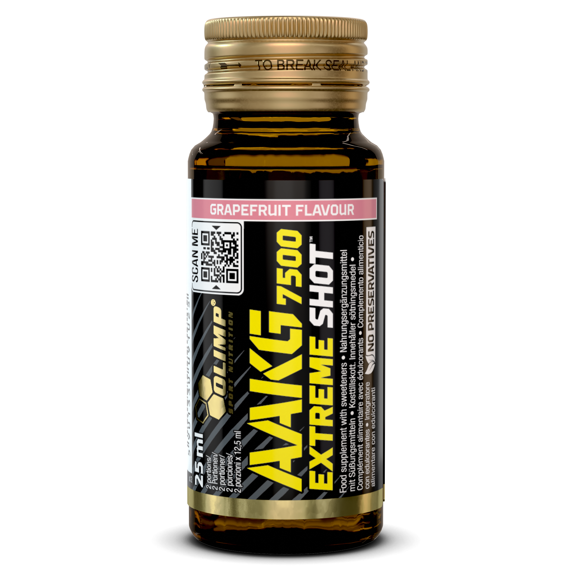 AAKG 7500 Extreme Shot (9 x 25ml) Grapefruit