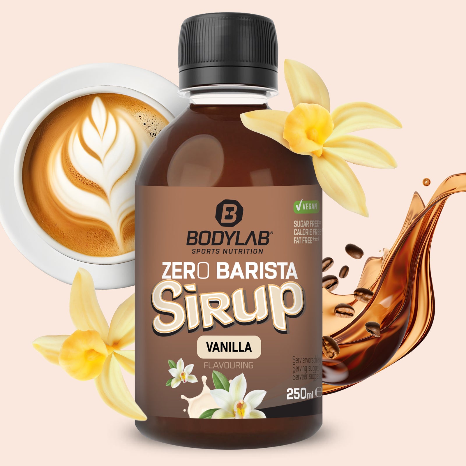 3 x Zero Barista Sirup (250ml)