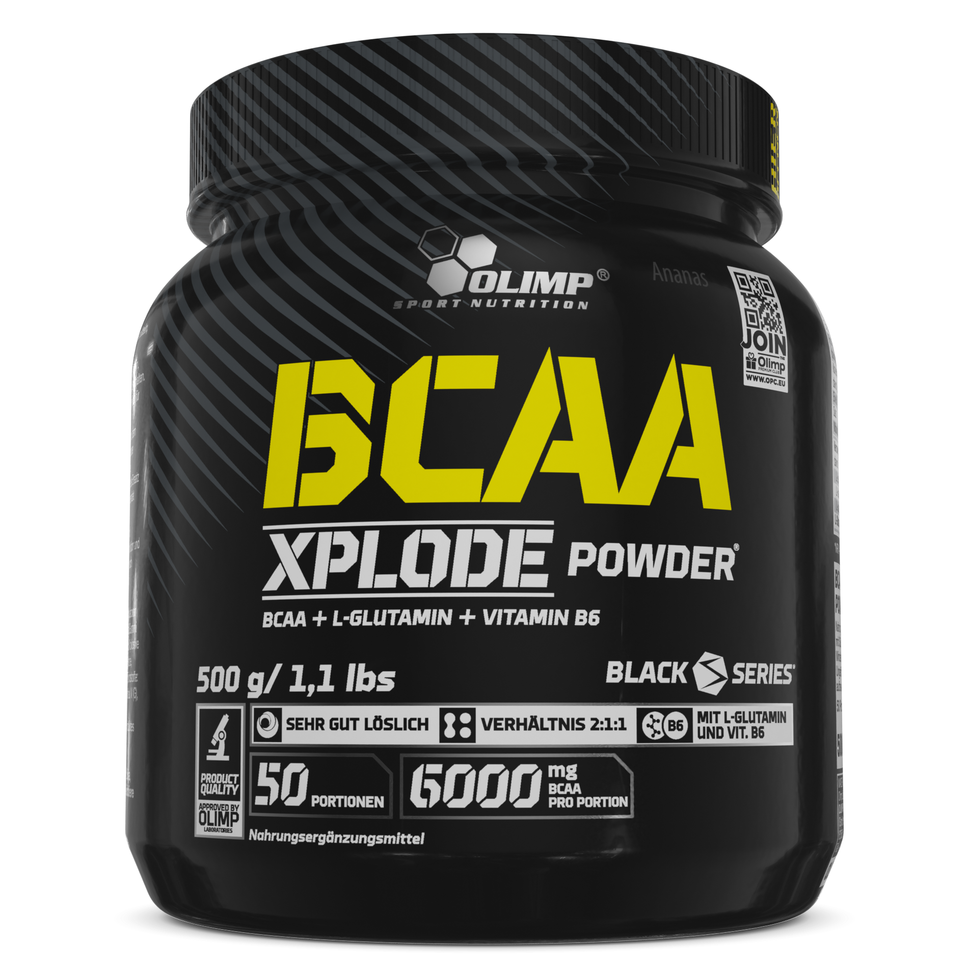 BCAA Xplode Powder (500g) Ananas
