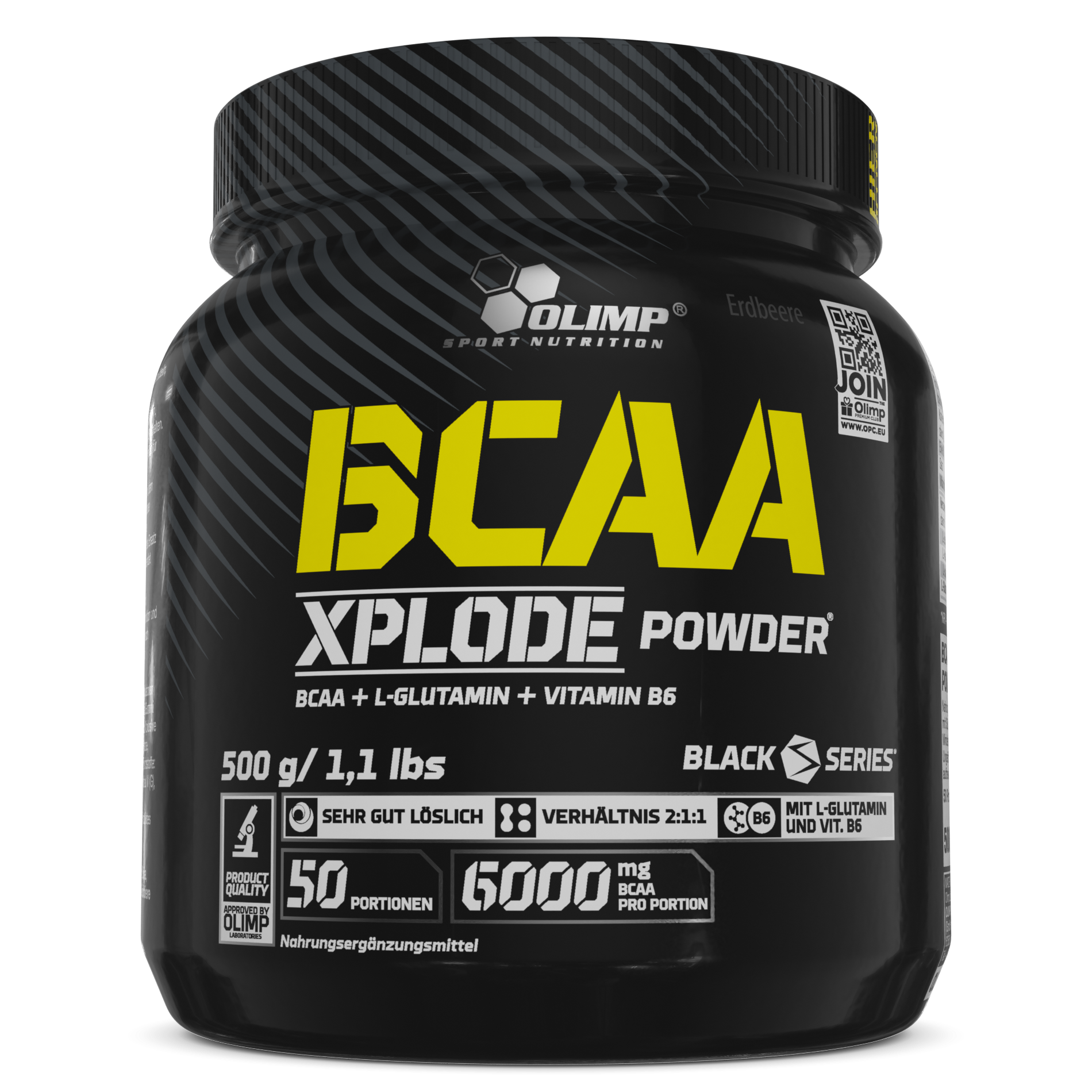 BCAA Xplode Powder (500g) Erdbeere