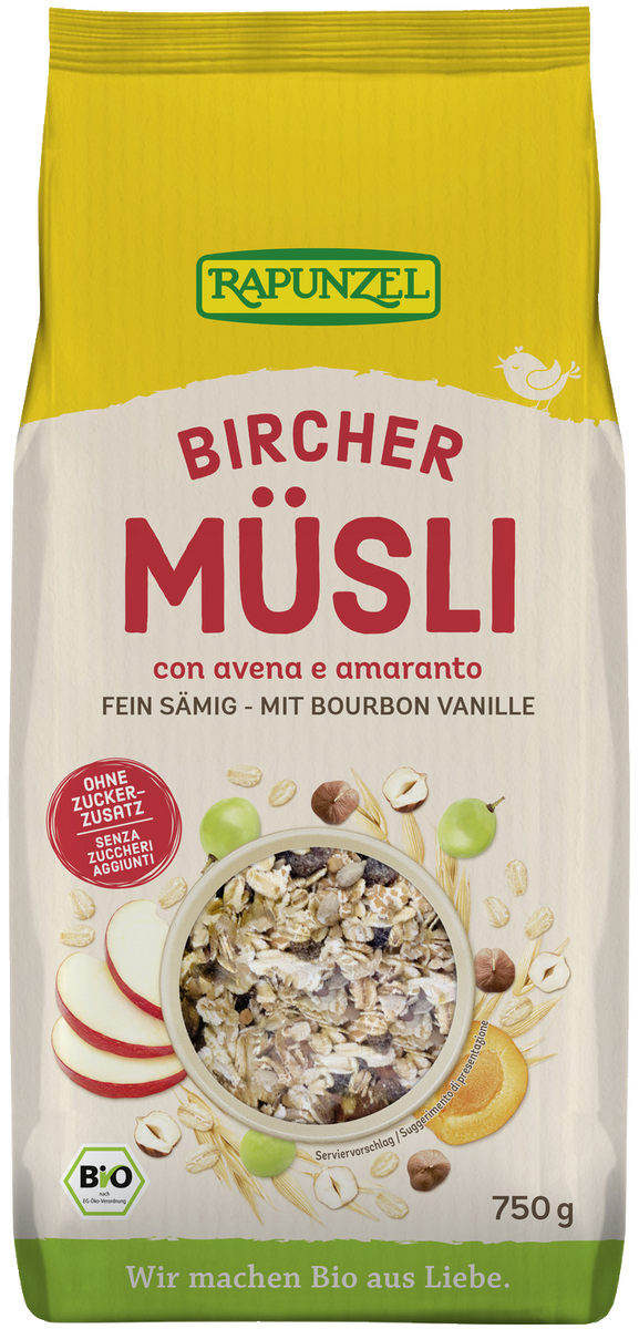 wie lange kann ich bircher müsli aufbewahren Bircher Müsli Bio (750g)