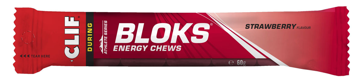 Clif Bloks Energy Chews (18x60g) Strawberry