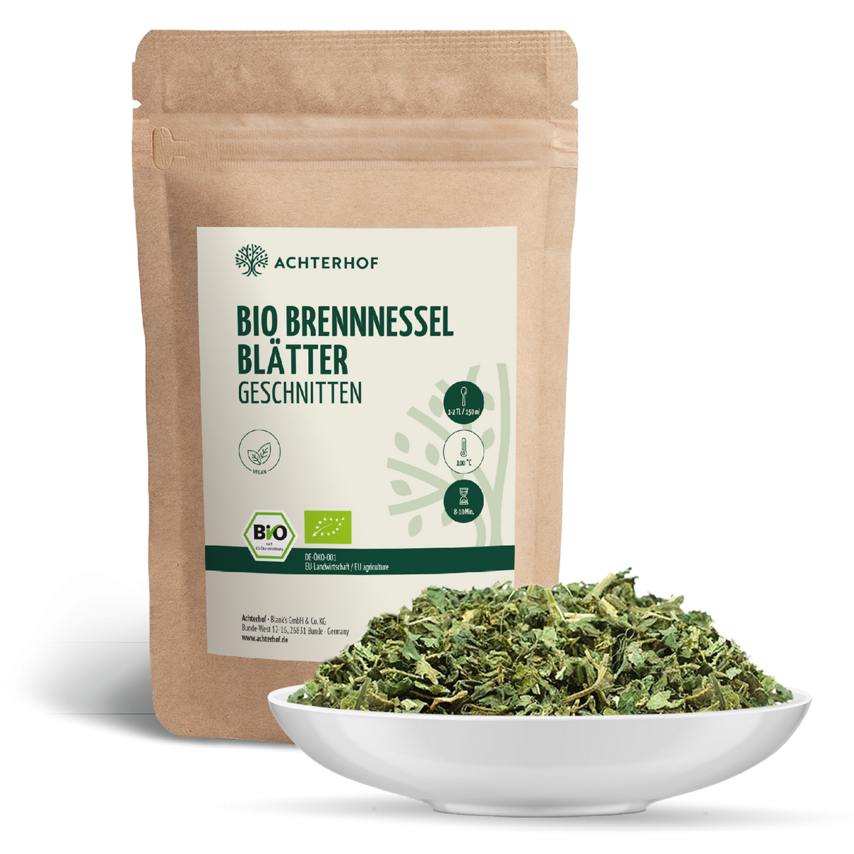 Brennnesselblätter geschnitten Bio (250g)
