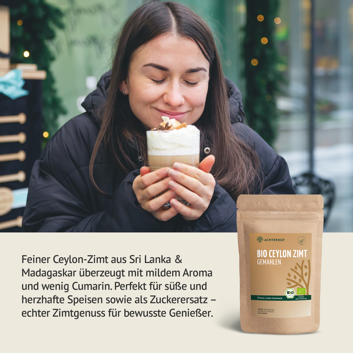 Bio Ceylon Zimt gemahlen (1000g)