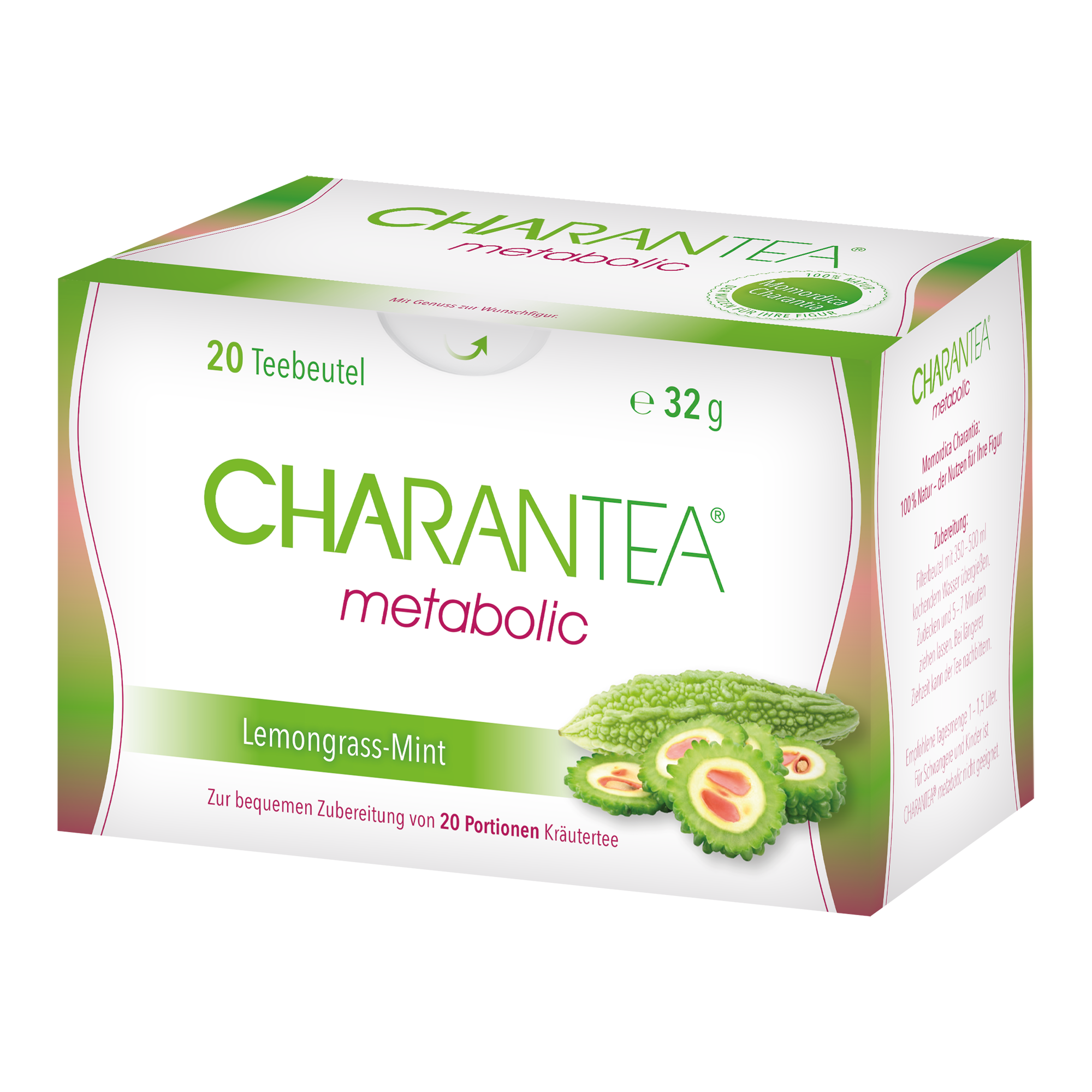 CHARANTEA® metabolic Lemongrass-Mint (20 Beutel)
