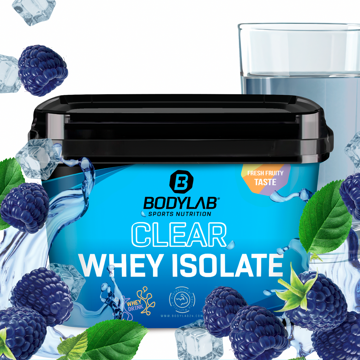 Clear Whey Isolate (960g) Blue Raspberry