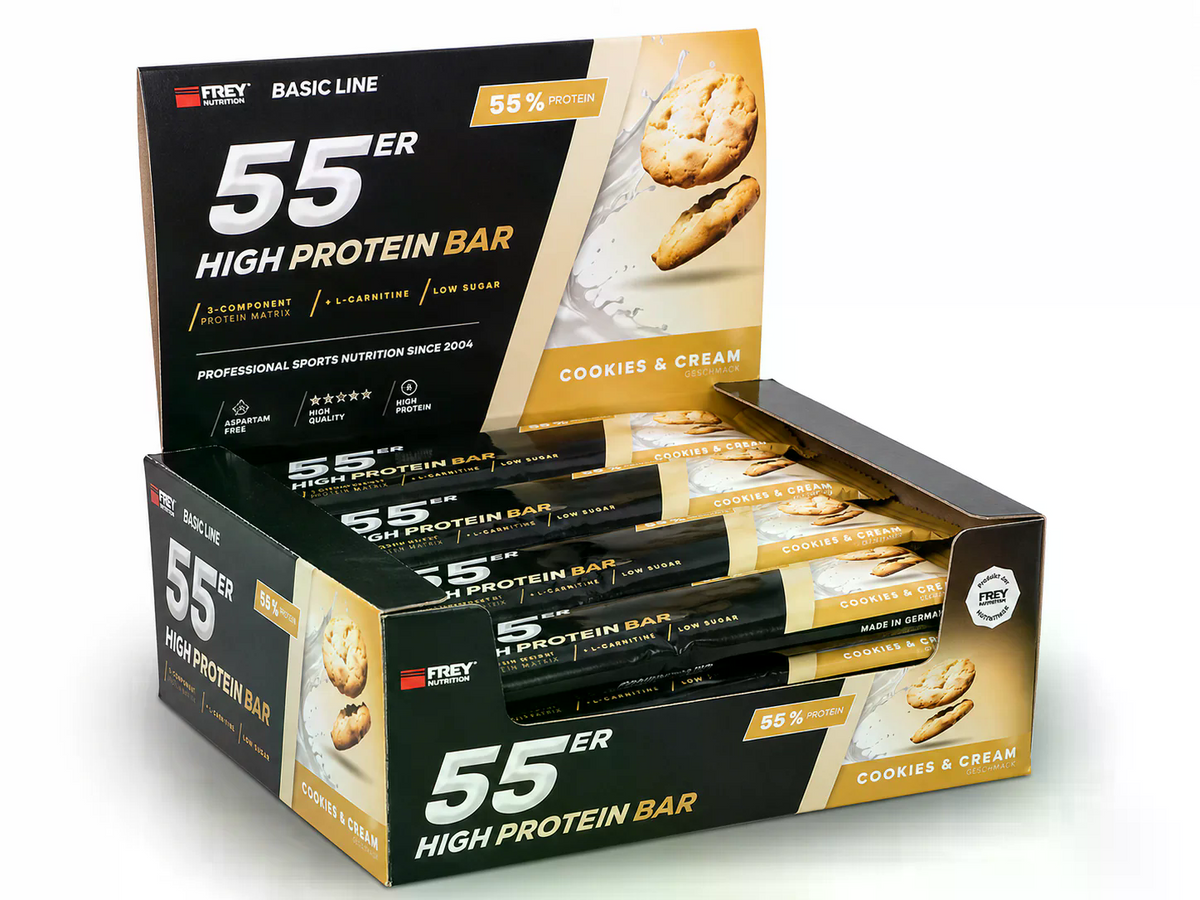 Proteinriegel 55er (20x50g) - Cookies & Cream