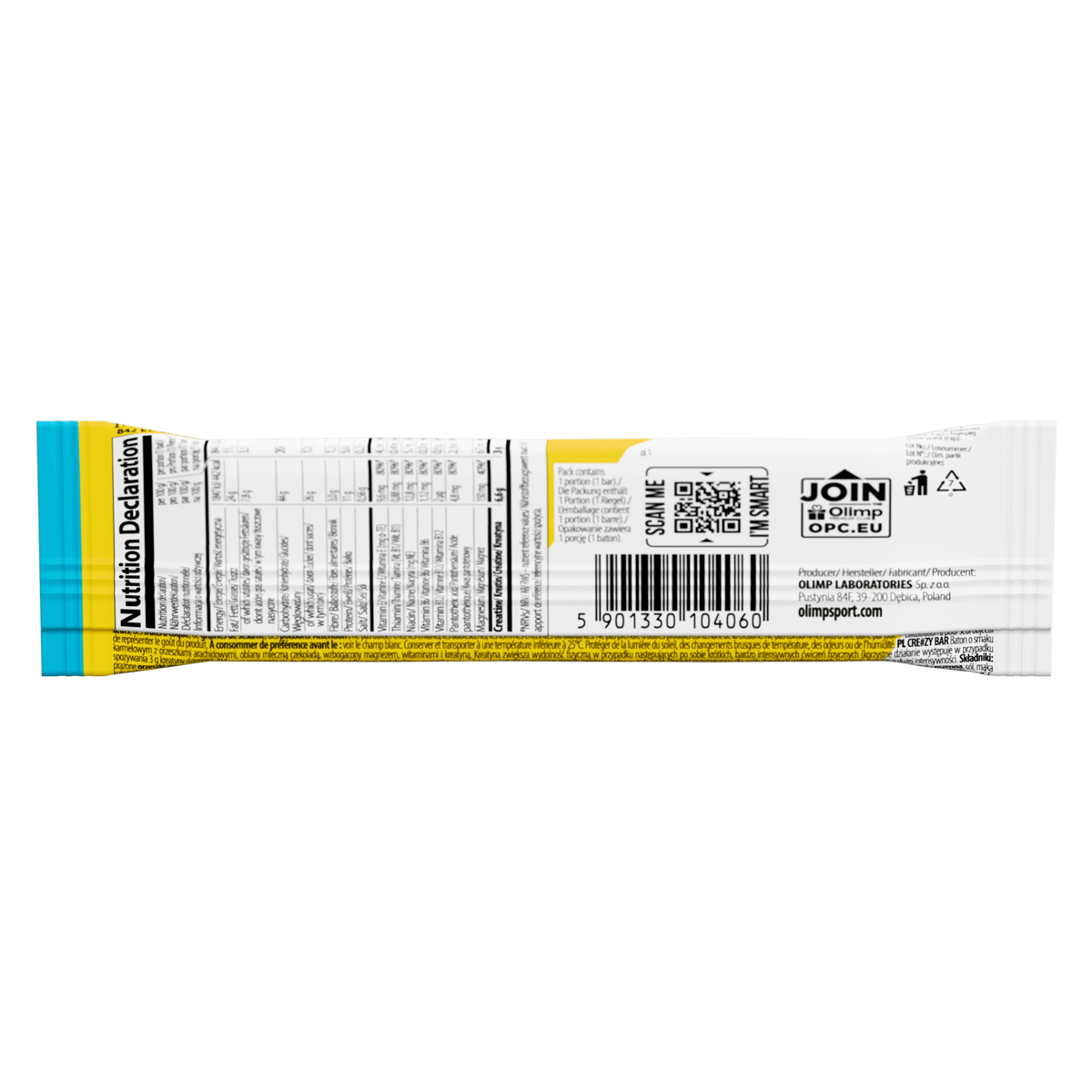 CRE#ZY Bar (45g) Crunchy Peanut & Caramel