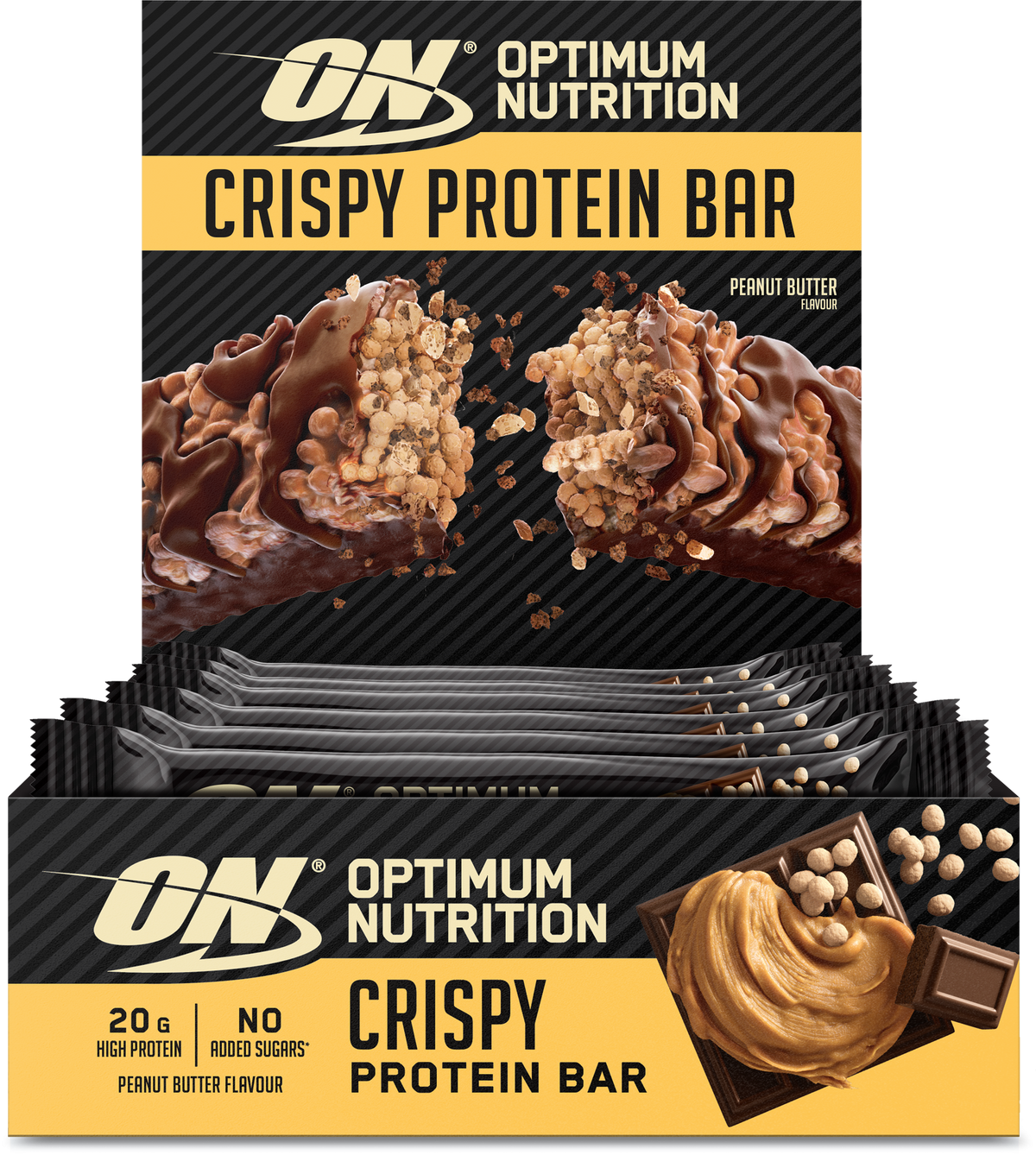 Crispy Protein Bar (10x65g) Peanut Butter