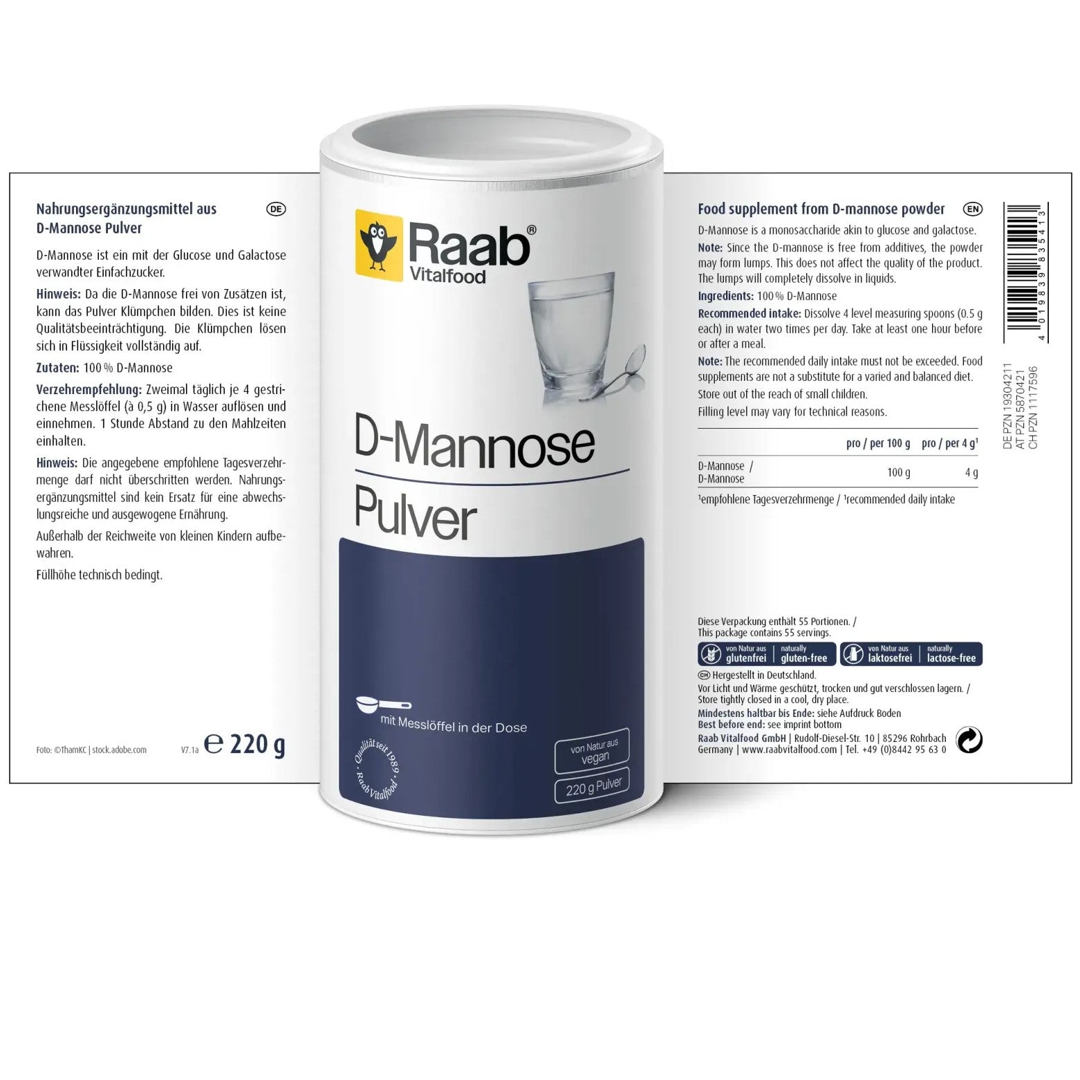 D-Mannose (220g)