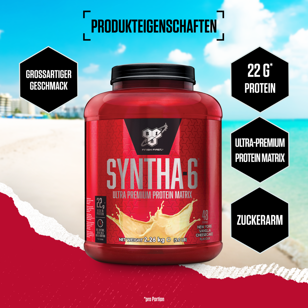 Syntha-6 Original (2260g) Vanilla Cheesecake
