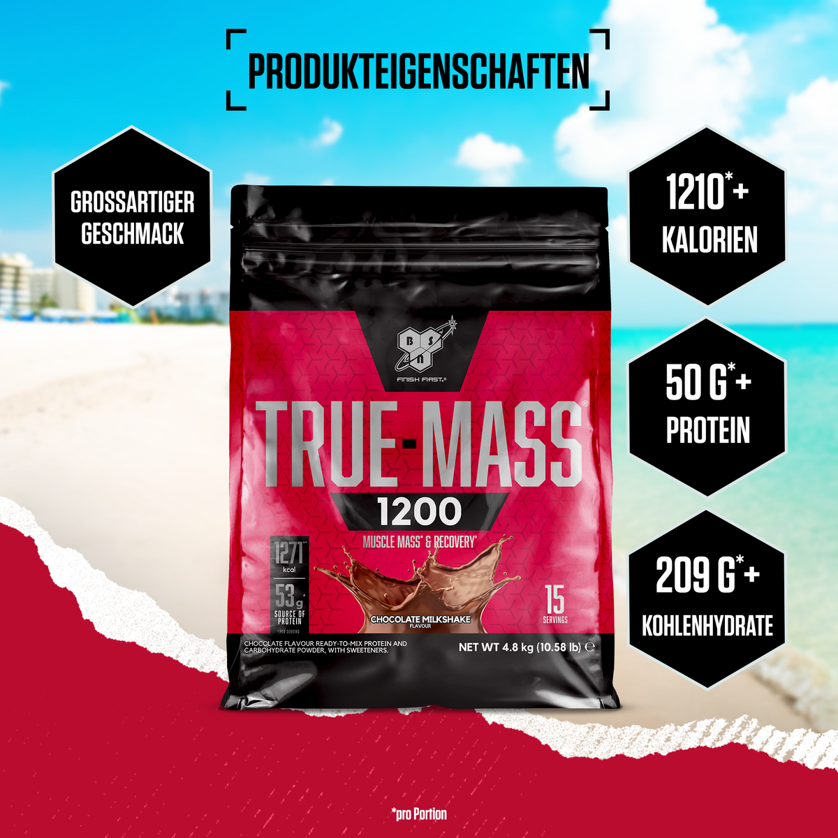True Mass 1200 (4730g) Chocolate