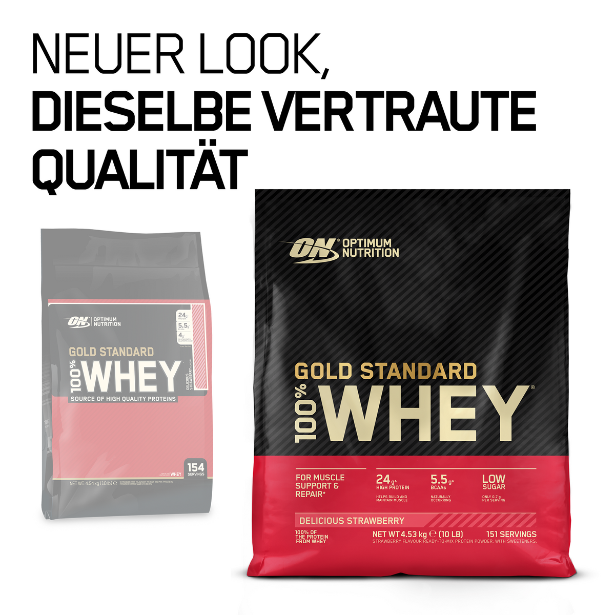 100% Whey Gold Standard (4530g) Erdbeere