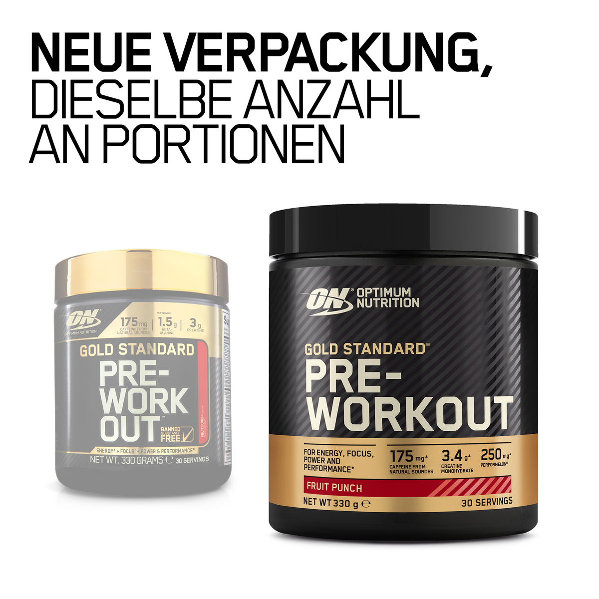 Gold Standard Pre-Work Out (330g) Fruit Punch