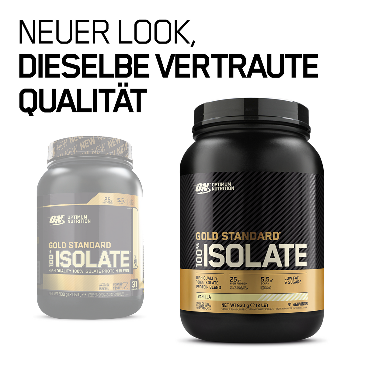 100% Gold Standard Isolate (930g) Vanilla