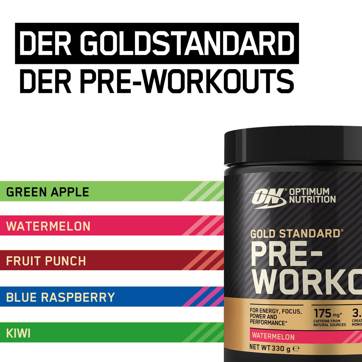 Gold Standard Pre-Work Out (330g) Watermelon