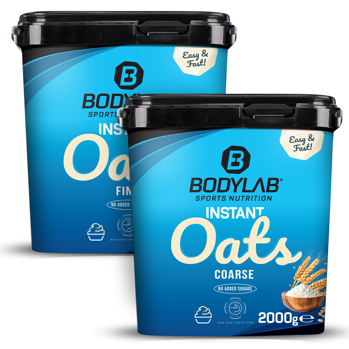 2 x Instant Oats - fine oder coarse (je 2000g)
