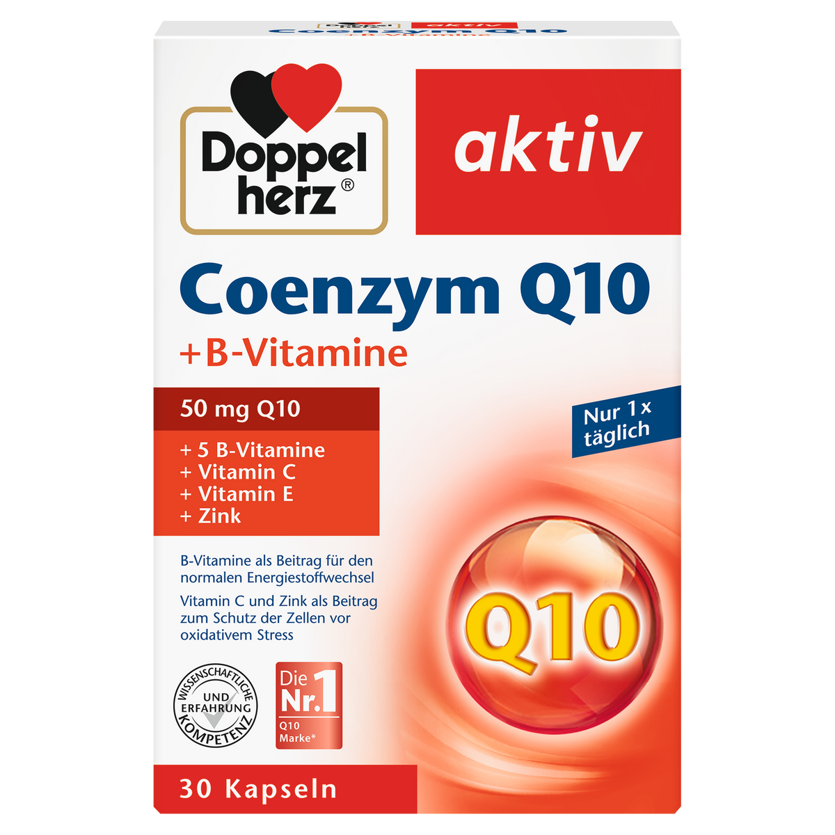 Coenzym Q10 + B-Vitamine (30 Kapseln)