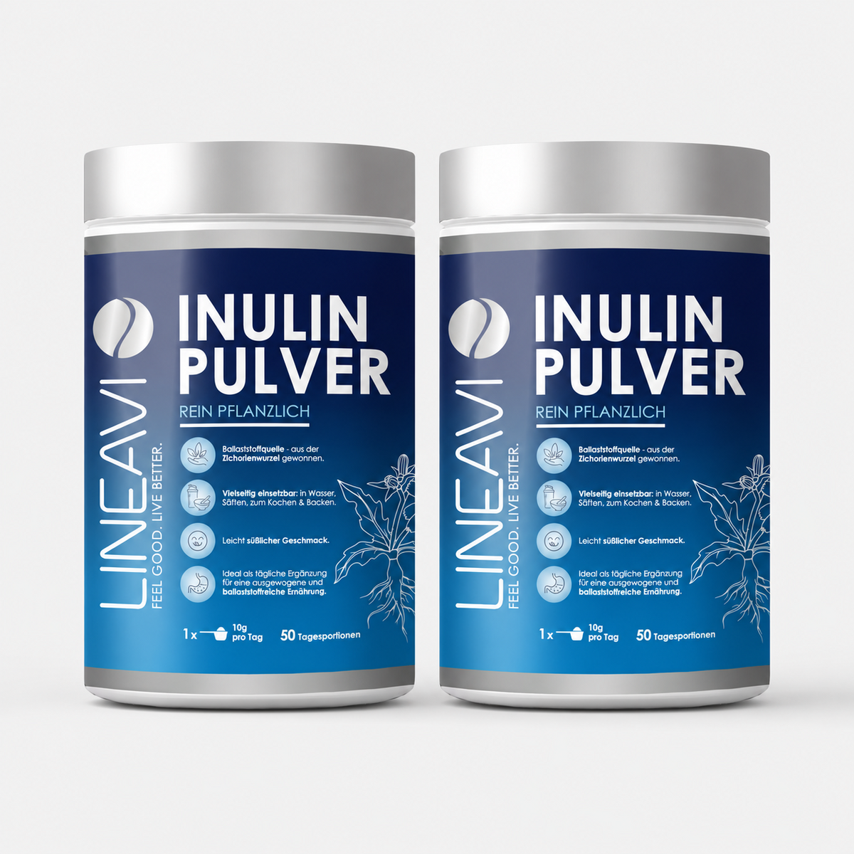 Doppelpack: Inulinpulver (2x500g)