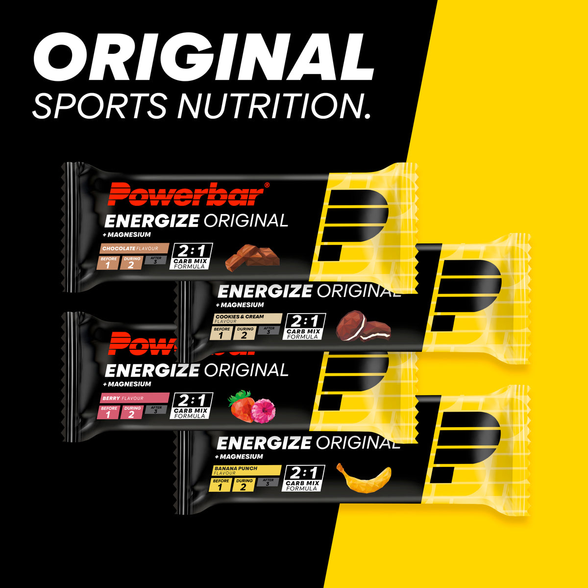 Energize Original Bar (15x55g) Cookies & Cream