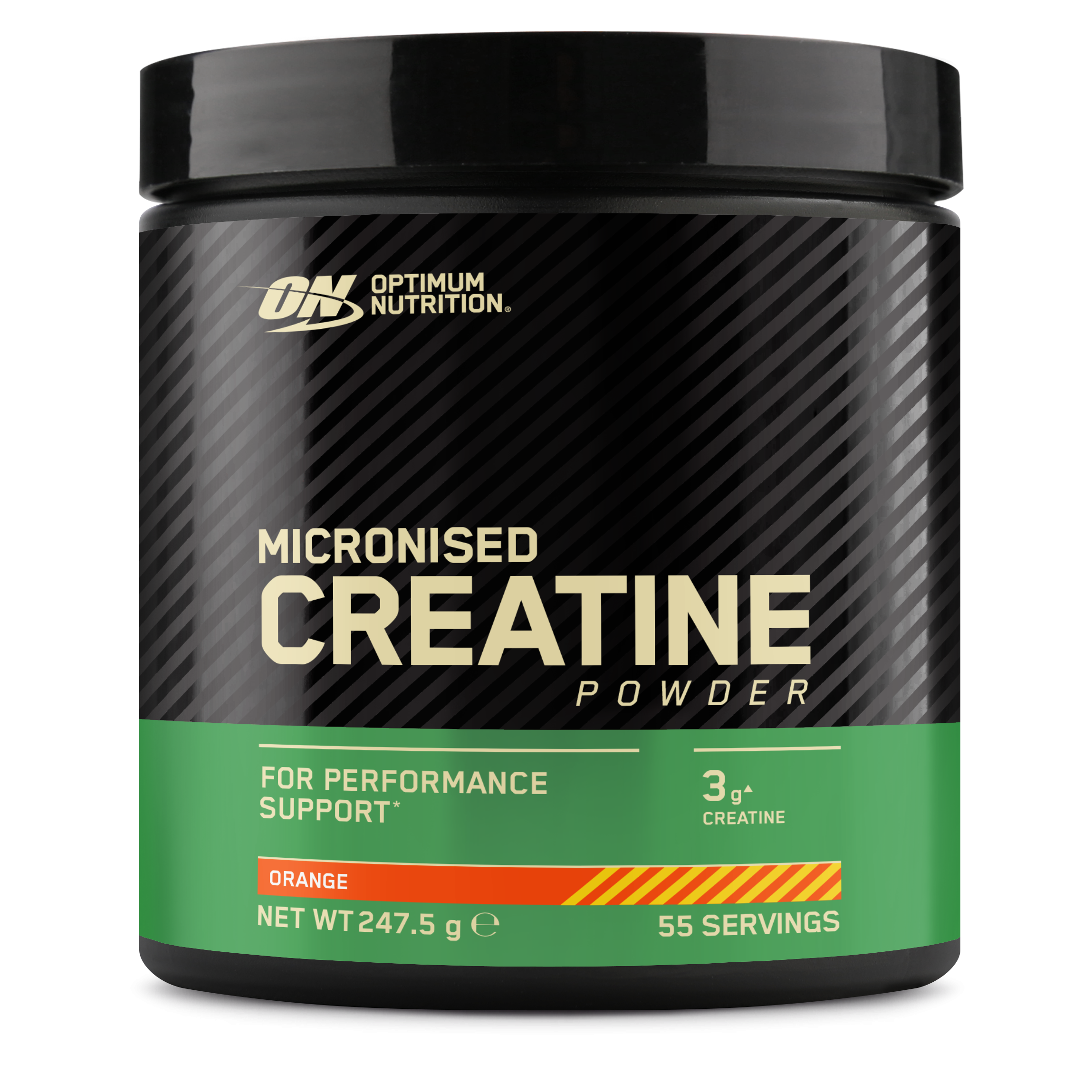 Micronised Creatine Powder Flavored (247g) Orange