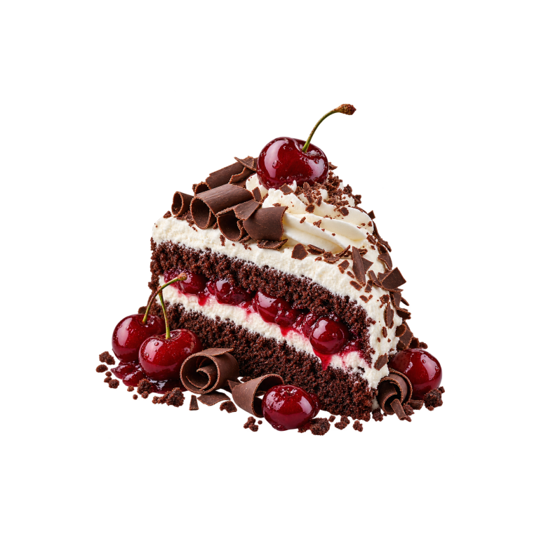 Chunky Schwarzwälder Kirsch (Black Forest cherry cake)